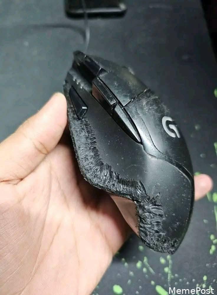 A Mouse Attacked by Mouse: Hilarious Mouse Meme Featuring Playful Rodent Shenanigans and Chaos